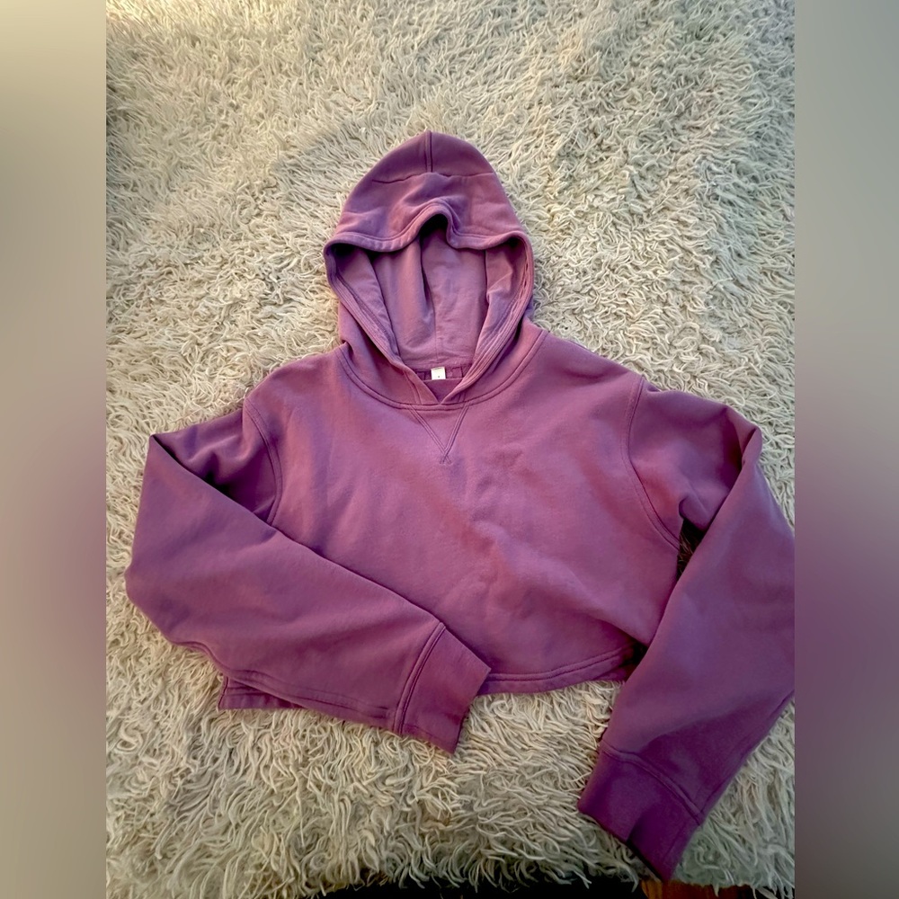 Lululemon Crop Long-sleeve Hoodie